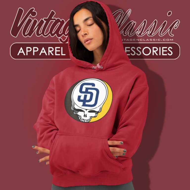 San Diego Padres Grateful Dead Steal Your Face Hoodie San Diego Padres Grateful Dead Steal Your Face Hoodie
