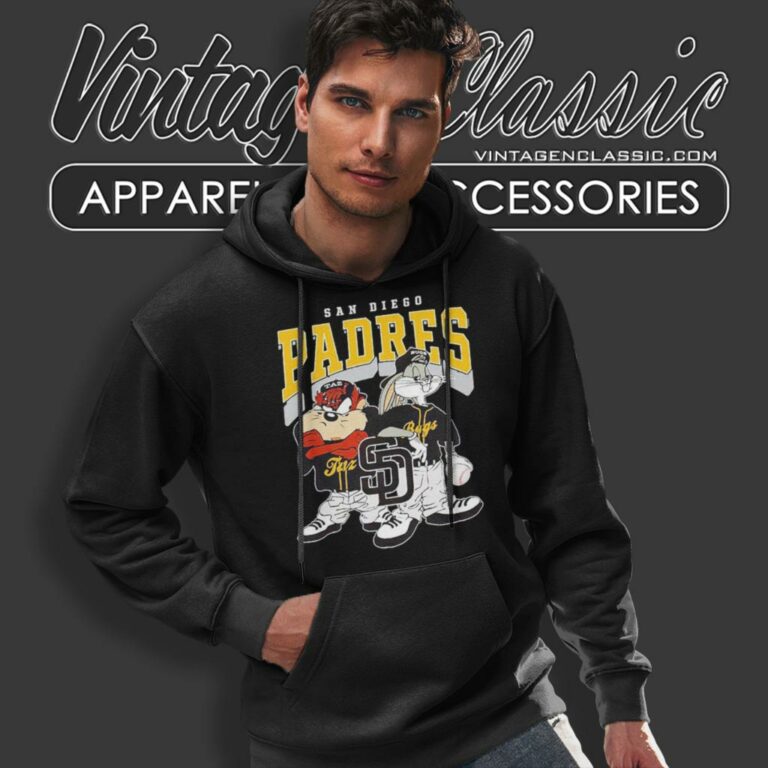 San Diego Padres Taz And Bugs Players Hoodie San Diego Padres Taz And Bugs Players Hoodie