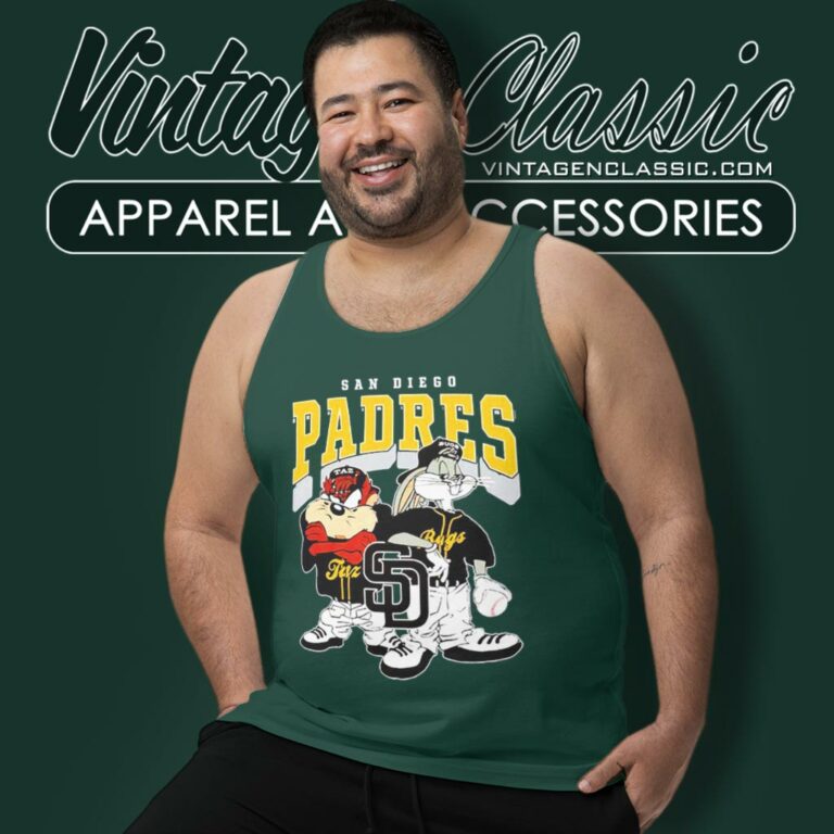 San Diego Padres Taz And Bugs Players Tank Top Racerback San Diego Padres Taz And Bugs Players Tank Top Racerback