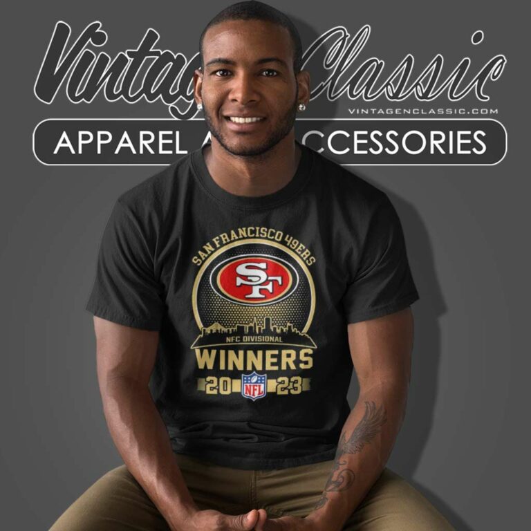 San Francisco 49ers 2023 Nfc Divisional Winners Nfl T Shirt San Francisco 49ers 2023 Nfc Divisional Winners Nfl T Shirt