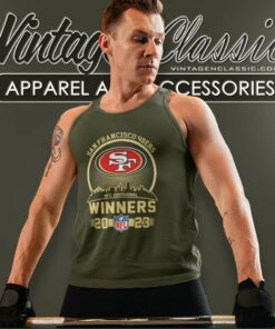 San Francisco 49ers 2023 Nfc Divisional Winners Nfl Tank Top Racerback