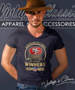 San Francisco 49ers 2023 Nfc Divisional Winners Nfl V Neck TShirt