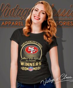 San Francisco 49ers 2023 Nfc Divisional Winners Nfl Women TShirt