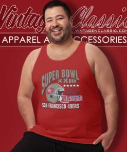 San Francisco 49ers 80s Super Bowl Xxiii Nfl Football Tank Top Racerback