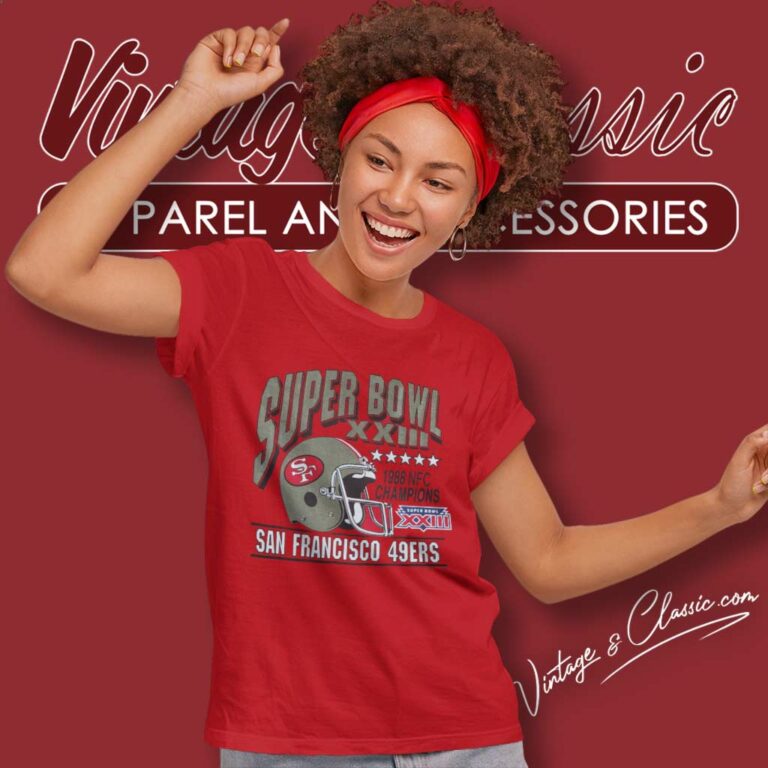 San Francisco 49ers 80s Super Bowl Xxiii Nfl Football Women TShirt San Francisco 49ers 80s Super Bowl Xxiii Nfl Football Women TShirt