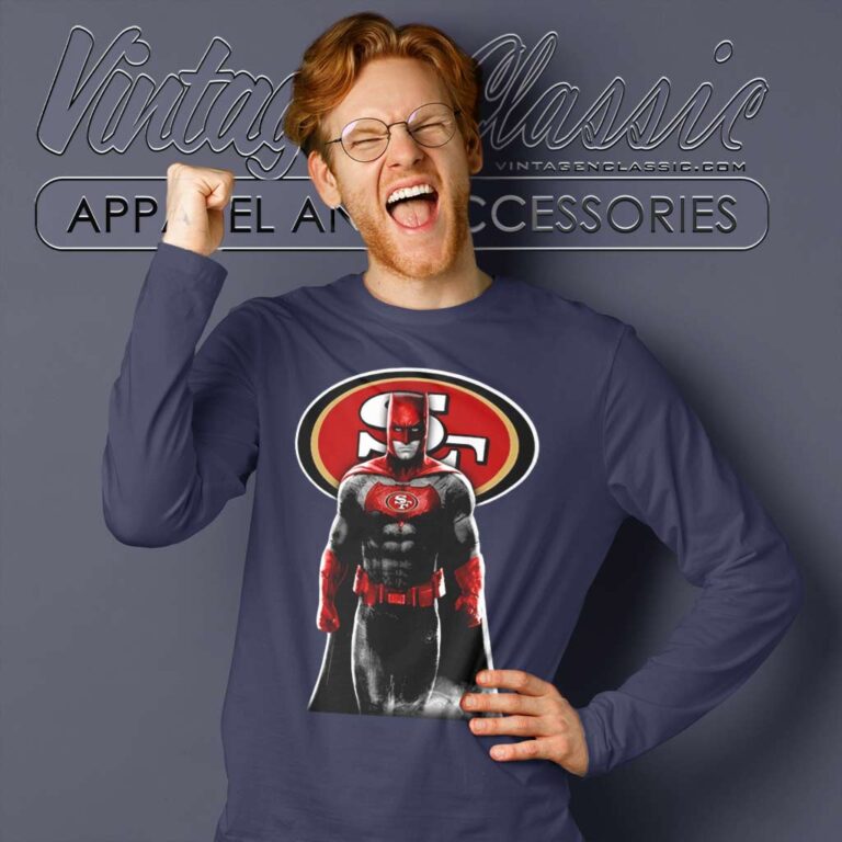 San Francisco 49ers Batman Long Sleeve Tee San Francisco 49ers Batman Long Sleeve Tee