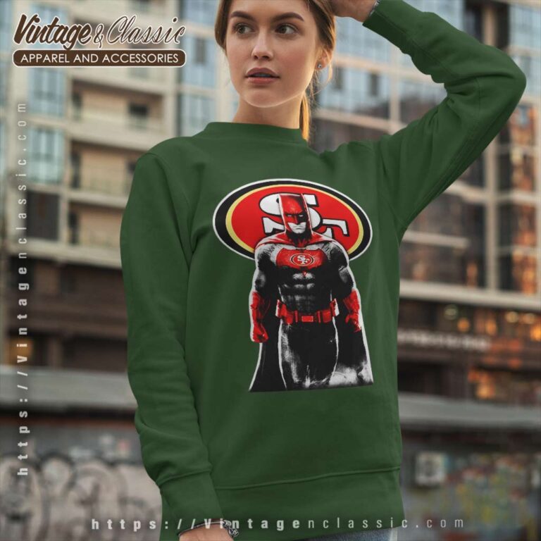 San Francisco 49ers Batman Sweatshirt San Francisco 49ers Batman Sweatshirt