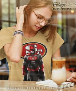 San Francisco 49ers Batman Women TShirt