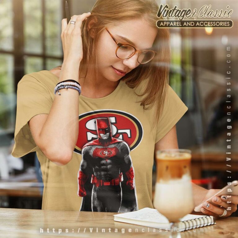 San Francisco 49ers Batman Women TShirt San Francisco 49ers Batman Women TShirt