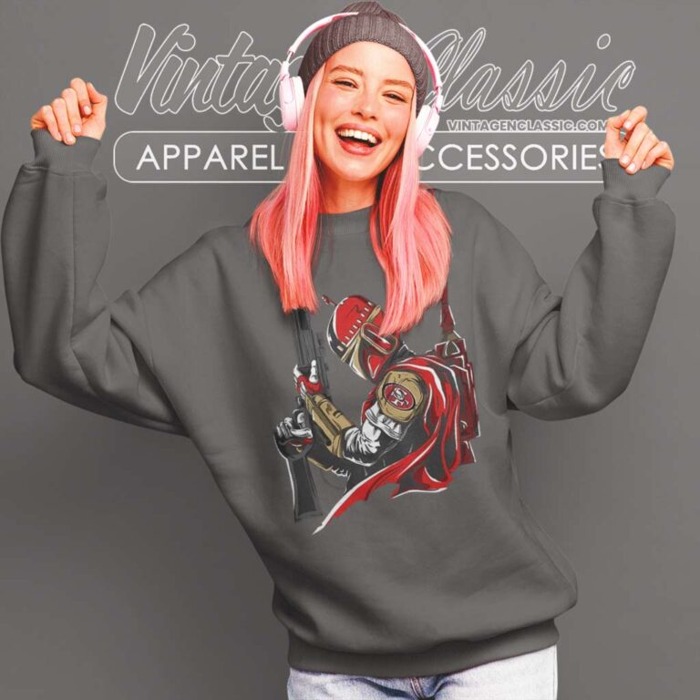 San Francisco 49ers Boba Fett Star Wars Sweatshirt San Francisco 49ers Boba Fett Star Wars Sweatshirt