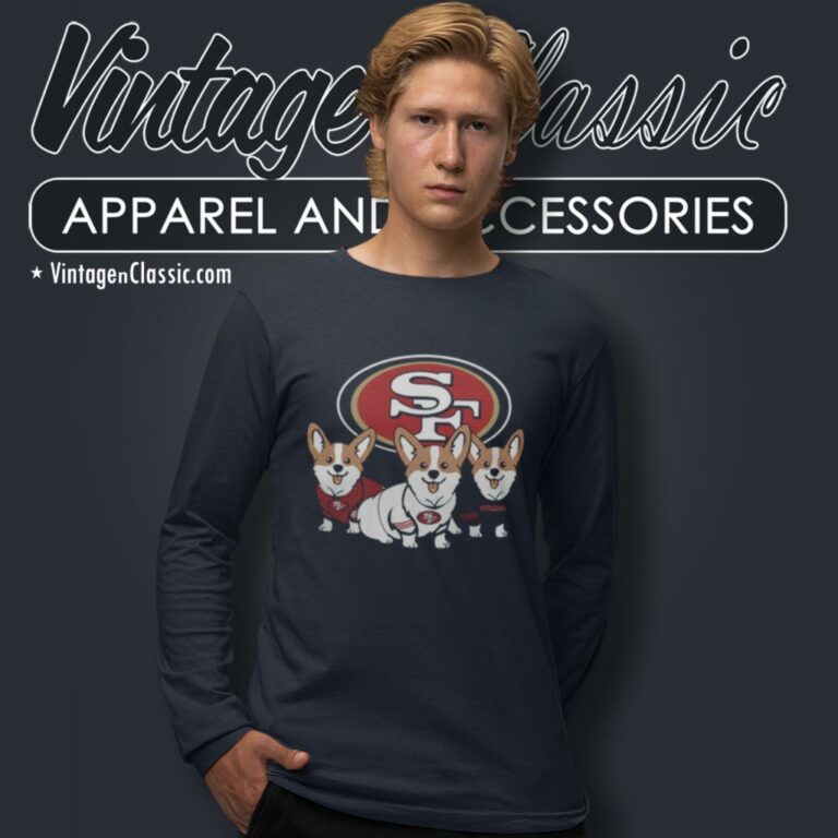 San Francisco 49ers Corgi Long Sleeve Tee San Francisco 49ers Corgi Long Sleeve Tee