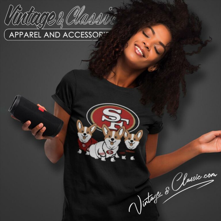 San Francisco 49ers Corgi Women T Shirt San Francisco 49ers Corgi Women T Shirt