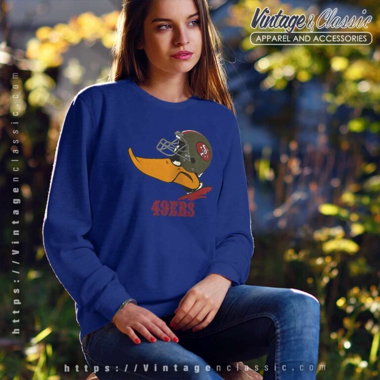 San Francisco 49ers Daffy Duck Sweatshirt San Francisco 49ers Daffy Duck Sweatshirt
