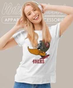 San Francisco 49ers Daffy Duck Women TShirt