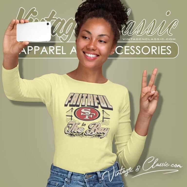 San Francisco 49ers Faithful To The Bay Long Sleeve Tee San Francisco 49ers Faithful To The Bay Long Sleeve Tee