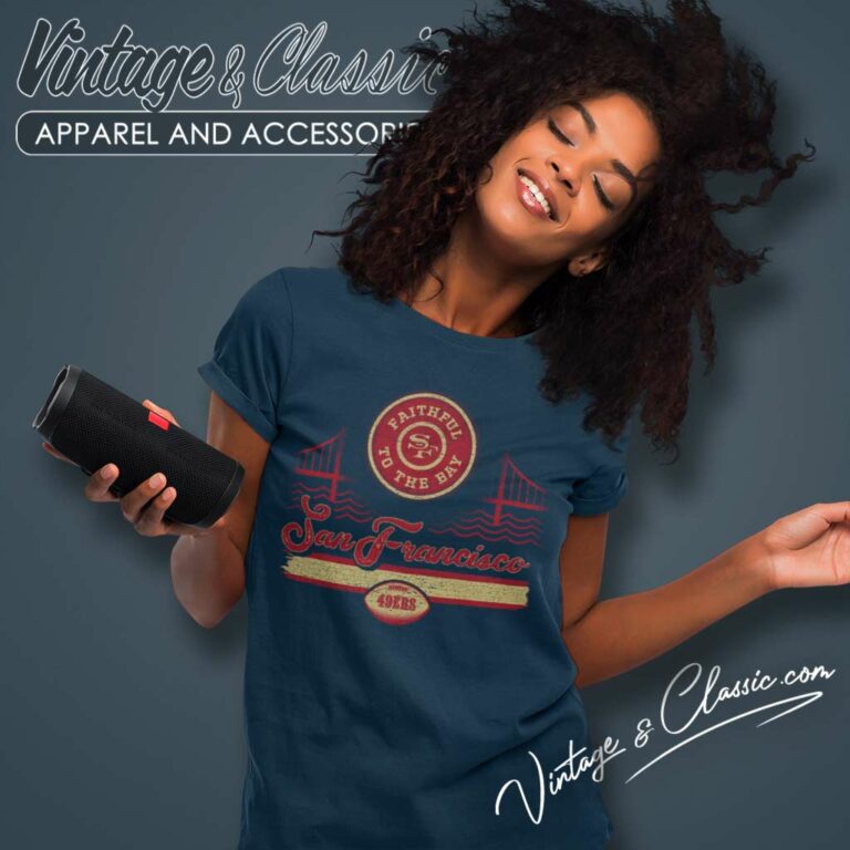 San Francisco 49ers Faithful To The Bay Regional Franklin Women TShirt San Francisco 49ers Faithful To The Bay Regional Franklin Women TShirt