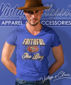 San Francisco 49ers Faithful To The Bay V Neck TShirt