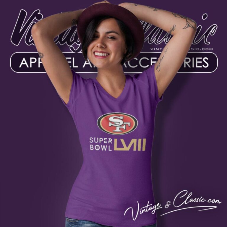 San Francisco 49ers Football 2023 Nfc Champions V Neck TShirt San Francisco 49ers Football 2023 Nfc Champions V Neck TShirt