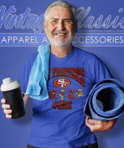 San Francisco 49ers Grateful Dead Dancing Bears V Neck TShirt
