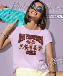 San Francisco 49ers Grateful Dead Dancing Bears Women T Shirt