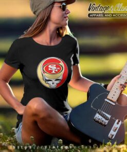 San Francisco 49ers Grateful Dead Steal Your Face Women TShirt