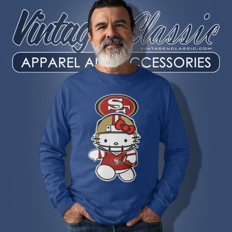 San Francisco 49ers Hello Kitty Long Sleeve Tee San Francisco 49ers Hello Kitty Long Sleeve Tee