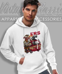 San Francisco 49ers Horror Movies Characters Halloween Shirt Hoodie