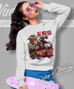 San Francisco 49ers Horror Movies Characters Halloween Shirt Sweatshirt