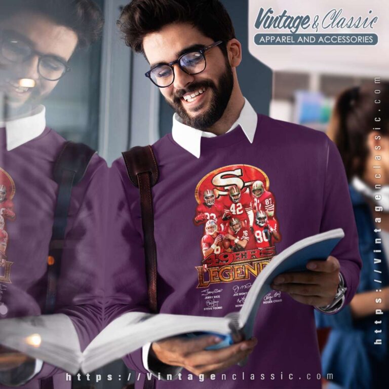 San Francisco 49ers Legends Team Signatures Sweatshirt San Francisco 49ers Legends Team Signatures Sweatshirt