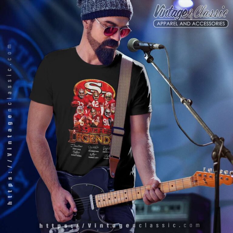 San Francisco 49ers Legends Team Signatures T Shirt San Francisco 49ers Legends Team Signatures T Shirt