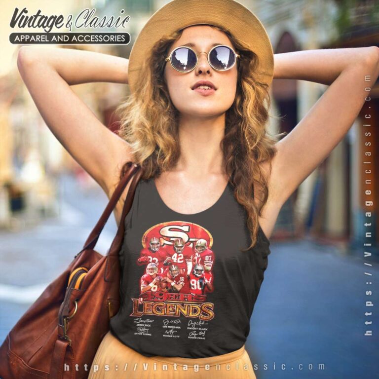 San Francisco 49ers Legends Team Signatures Tank Top Racerback San Francisco 49ers Legends Team Signatures Tank Top Racerback