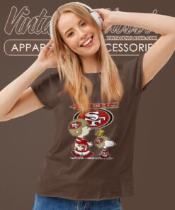 San Francisco 49ers Lets Play Football Together Snoopy Shirt