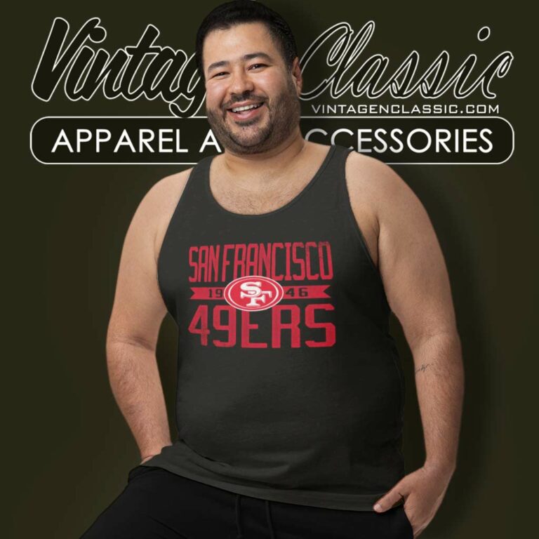San Francisco 49ers Logo 1946 Tank Top Racerback San Francisco 49ers Logo 1946 Tank Top Racerback