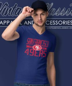 San Francisco 49ers Logo 1946 V Neck TShirt