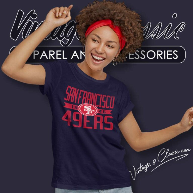 San Francisco 49ers Logo 1946 Women TShirt San Francisco 49ers Logo 1946 Women TShirt
