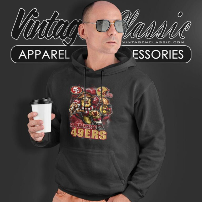 San Francisco 49ers Mascot Helmet Hoodie San Francisco 49ers Mascot Helmet Hoodie