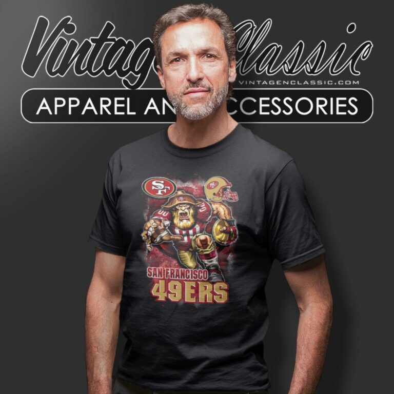San Francisco 49ers Mascot Helmet T Shirt San Francisco 49ers Mascot Helmet T Shirt