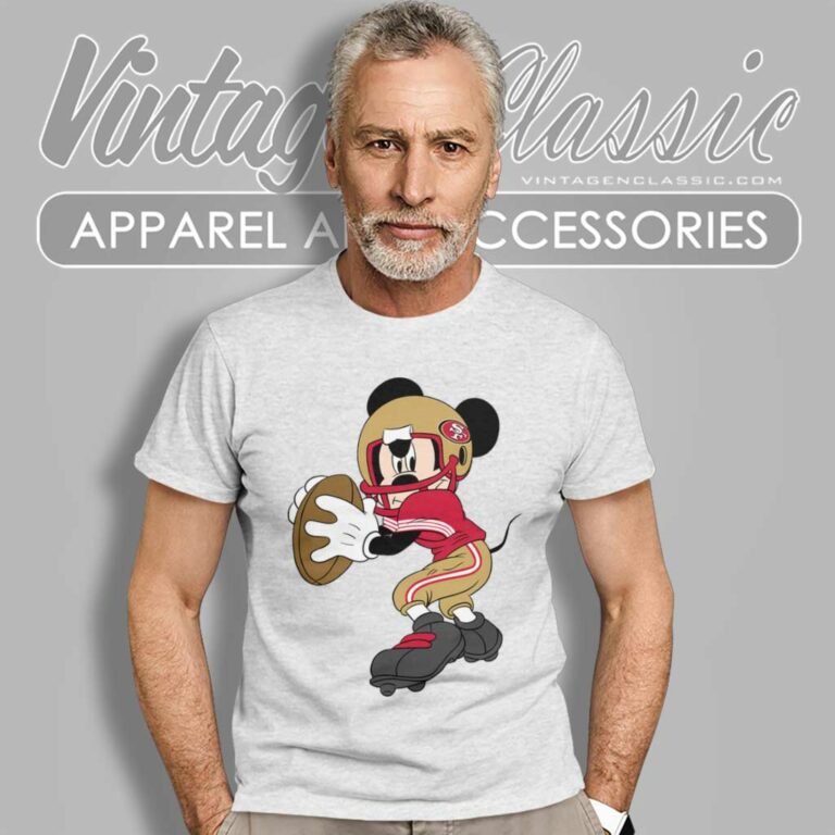 San Francisco 49ers Mickey Mouse Disney T Shirt San Francisco 49ers Mickey Mouse Disney T Shirt