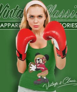 San Francisco 49ers Mickey Mouse Disney Tank Top Racerback