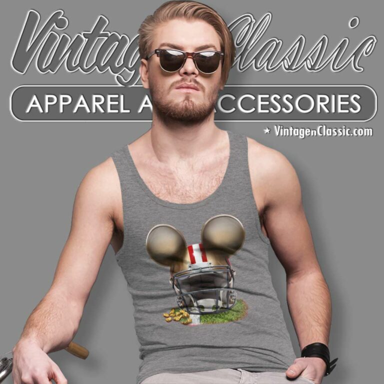 San Francisco 49ers Mickey Mouse Super Bowl Lviii Tank Top Racerback San Francisco 49ers Mickey Mouse Super Bowl Lviii Tank Top Racerback