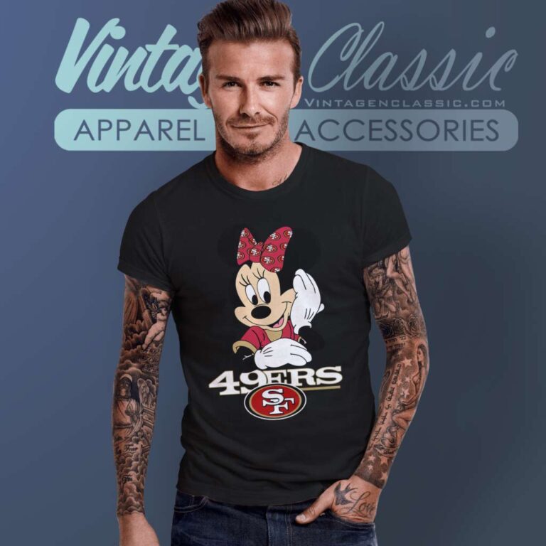 San Francisco 49ers Minnie Mouse T Shirt San Francisco 49ers Minnie Mouse T Shirt