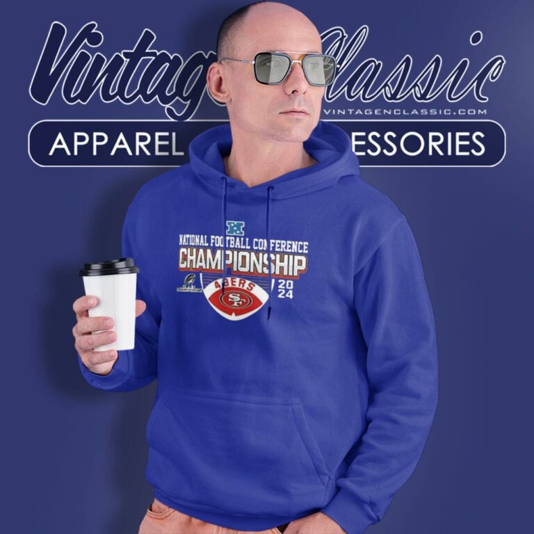 San Francisco 49ers Nfc American Football Conference Championship 2023 2024 Hoodie San Francisco 49ers Nfc American Football Conference Championship 2023 2024 Hoodie
