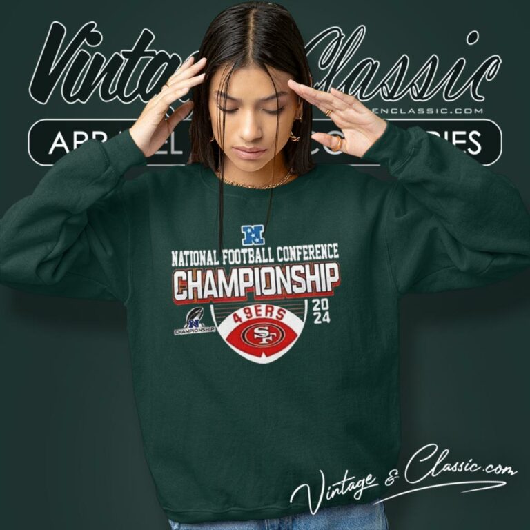 San Francisco 49ers Nfc American Football Conference Championship 2023 2024 Sweatshirt San Francisco 49ers Nfc American Football Conference Championship 2023 2024 Sweatshirt