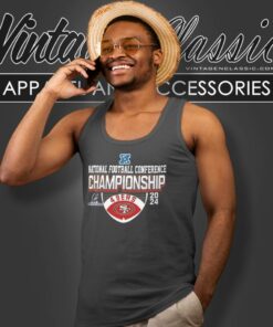 San Francisco 49ers Nfc American Football Conference Championship 2023 2024 Tank Top Racerback