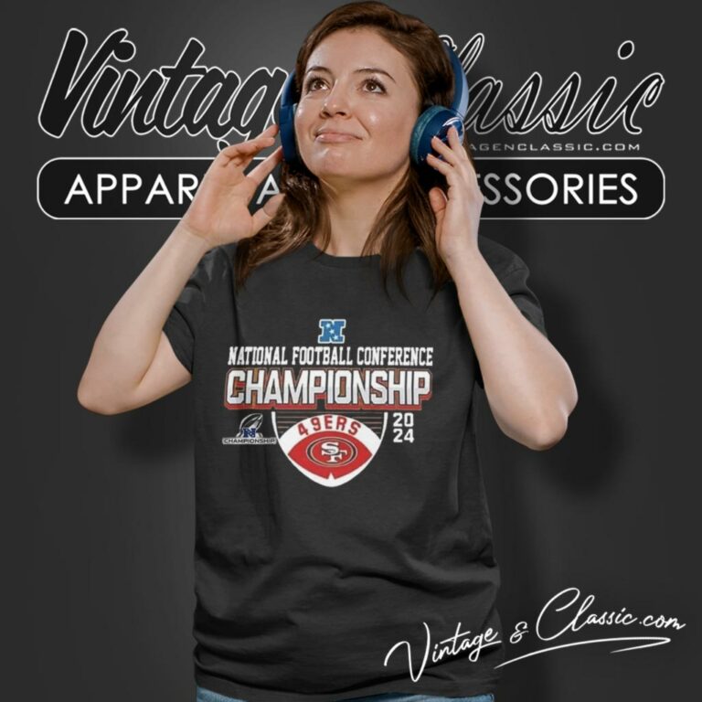 San Francisco 49ers Nfc American Football Conference Championship 2023 2024 Women T Shirt San Francisco 49ers Nfc American Football Conference Championship 2023 2024 Women T Shirt