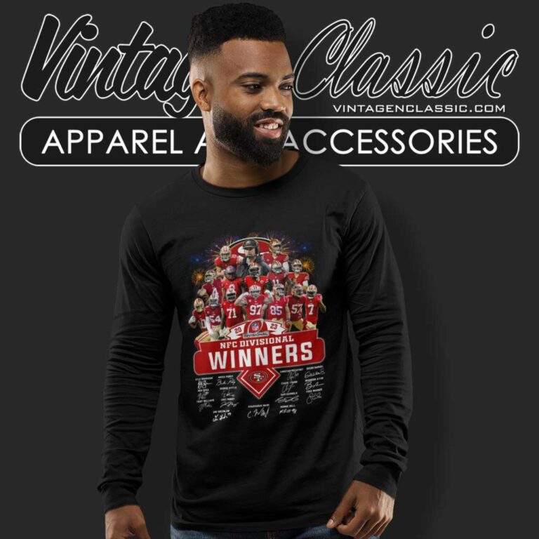 San Francisco 49ers Nfc Divisional Winners Long Sleeve Tee San Francisco 49ers Nfc Divisional Winners Long Sleeve Tee