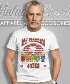 San Francisco 49ers Nfl Grateful Dancing Bears Retro T Shirt