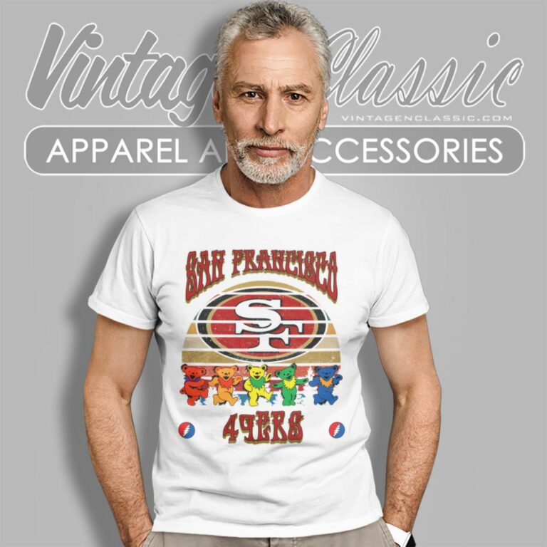 San Francisco 49ers Nfl Grateful Dancing Bears Retro T Shirt San Francisco 49ers Nfl Grateful Dancing Bears Retro T Shirt