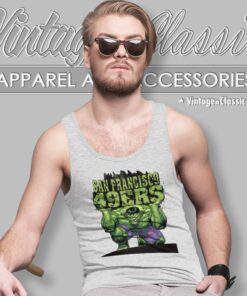 San Francisco 49ers Nfl Hulk Avengers Shirt 4 San Francisco 49ers Nfl Hulk Avengers Tank Top Racerback