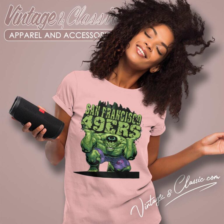 San Francisco 49ers Nfl Hulk Avengers Women TShirt San Francisco 49ers Nfl Hulk Avengers Women TShirt